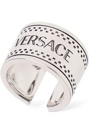 VERSACE Anneau Logo En Métal
