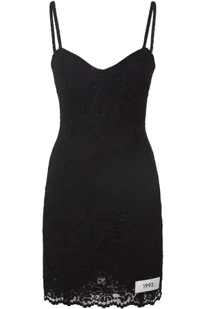 Dolce & Gabbana Robe Courte En Dentelle