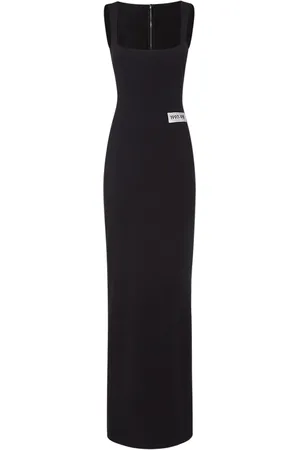 Dolce & Gabbana Robe Longue En Jersey Punto Milano