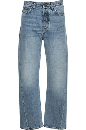 Totême Jean En Denim Avec Coutures Torsadées