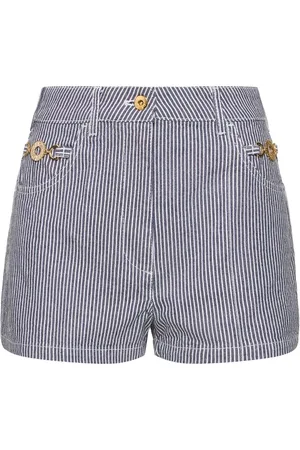 Patou Short En Denim À Rayures