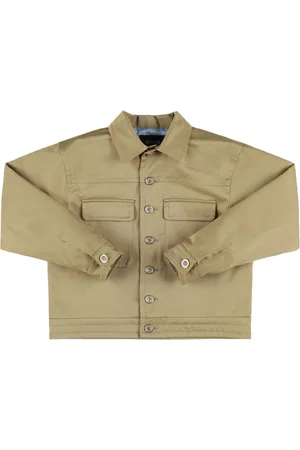 VERSACE Veste En Gabardine De Satin