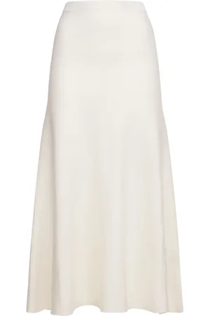 GABRIELA HEARST Jupe Midi En Maille De Laine Mélangée