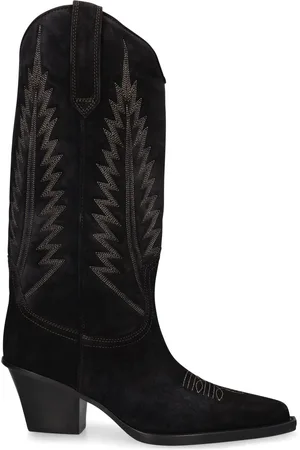 PARIS TEXAS Bottes Hautes En Daim Rosario 60 Mm