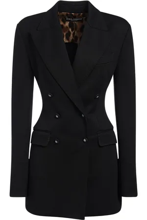 Dolce & Gabbana Blazer En Jersey Punta Milano Double Boutonnage