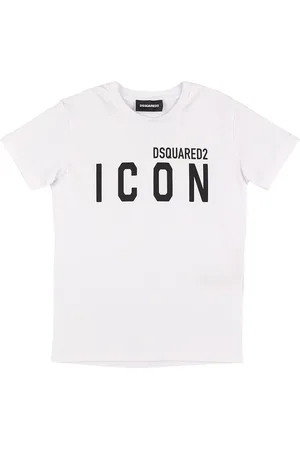 Dsquared2 T-shirt En Jersey De Coton Imprimé Icon