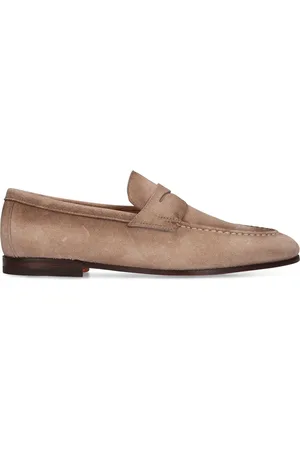 santoni Mocassins En Daim Door