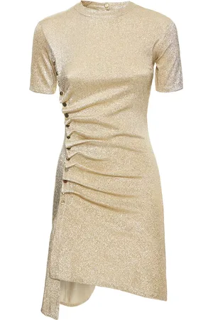 Paco rabanne Robe Courte En Jersey De Viscose Mélangée