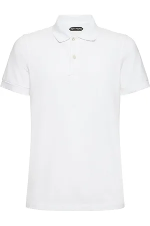 Tom Ford Polo En Piqué De Coton Tennis