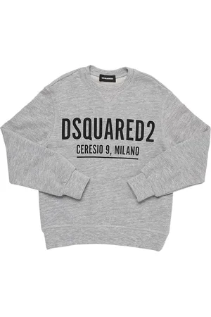 Dsquared2 Sweat-shirt En Coton À Logo Caoutchouté