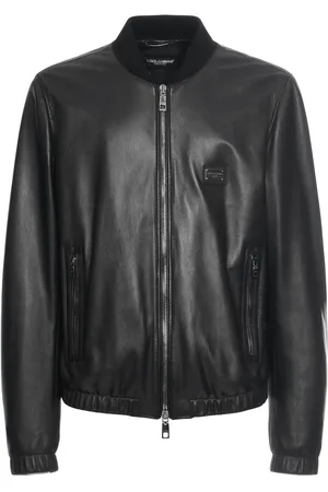 Dolce & Gabbana Veste En Cuir Essential