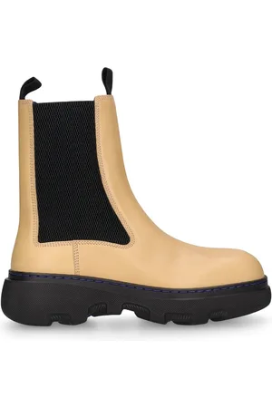 Burberry Bottes Chelsea En Cuir Lf Creeper