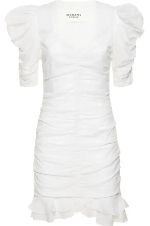 Marant Etoile Robe Courte En Voile De Coton Sireny