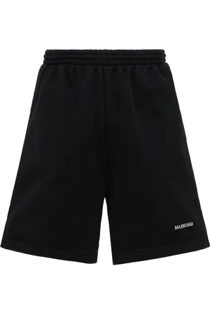 Balenciaga Short En Coton À Logo