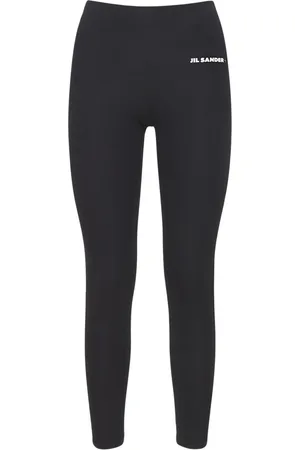 Jil Sander Legging En Jersey Technique Stretch À Logo
