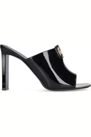 VALENTINO GARAVANI Sandales En Cuir Verni Vlogo 100 Mm