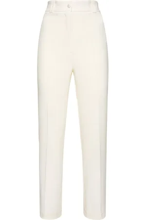 HEBE STUDIO Pantalon Droit En Cady Loulou