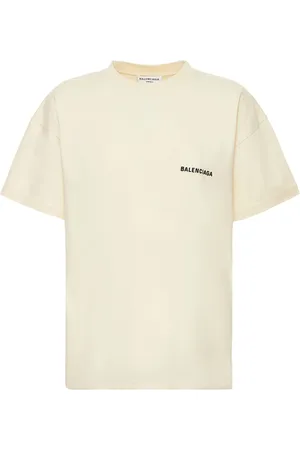 Balenciaga T-shirt En Coton Brodé À Coupe Medium