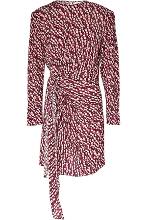 Marant Etoile Robe Courte En Viscose Imprimée Dulce
