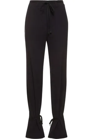 LEMAIRE Pantalon Droit En Coton Avec Liens À Nouer