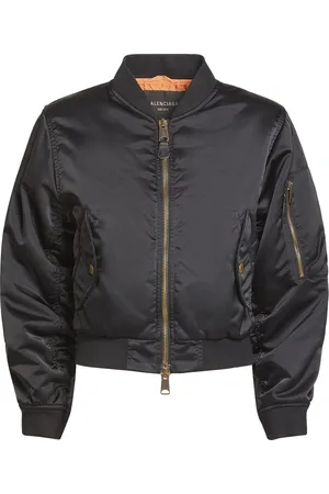 Balenciaga Veste Bomber En Nylon Shrunk