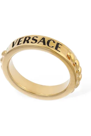 VERSACE Anneau Logo En Métal