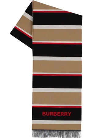 Burberry Pull-over En Laine Et Coton À Rayures