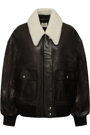 Khaite Veste En Cuir Sheller