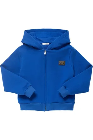 Dolce & Gabbana Sweat-shirt Zippé En Coton À Capuche