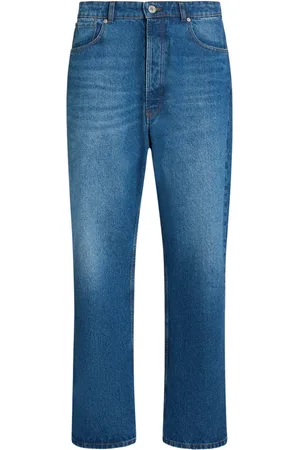 Ami Jean Loose En Denim De Coton