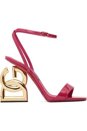 Dolce & Gabbana Sandales En Cuir Verni Keira 105 Mm