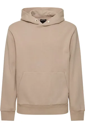 Ermenegildo Zegna Sweat Regular En Coton Et Cachemire À Capuche