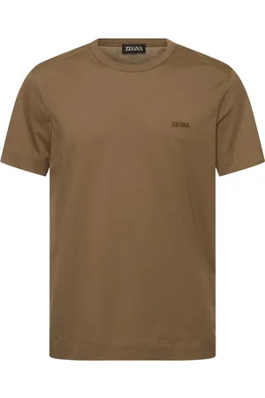 Ermenegildo Zegna T-shirt Regular En Jersey De Coton Pur