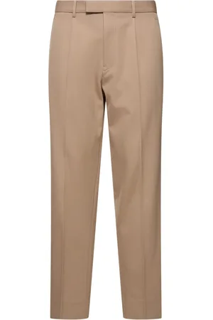Ermenegildo Zegna Pantalon En Coton Et Laine À Plis