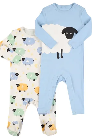 Stella McCartney Lot De 2 Barboteuses En Jersey De Coton Biologique