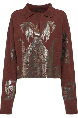 Etro Polo En Laine Imprimée