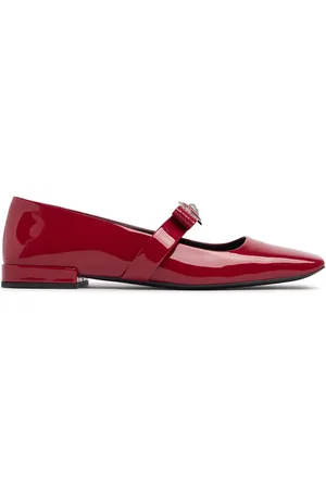 VERSACE Ballerines En Cuir Verni 20 Mm