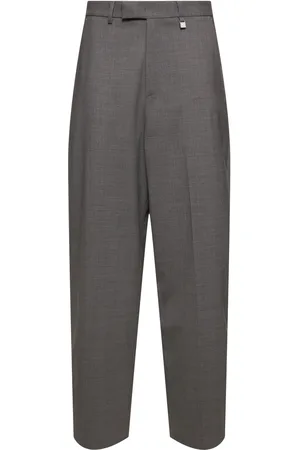 GIUSEPPE DI MORABITO Pantalon Ample En Laine Stretch