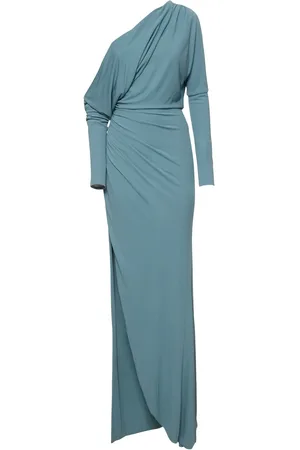 Elie saab Robe Longue En Jersey Drapé