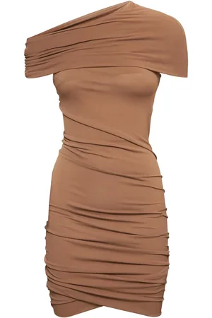 Rick Owens Robe Courte En Jersey Drapé Lola