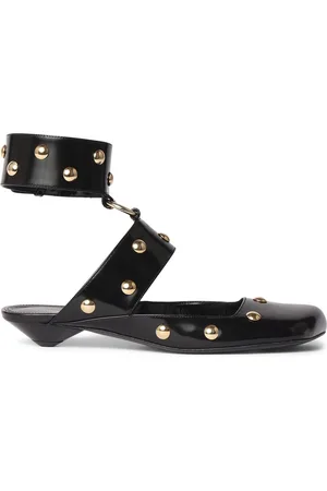 Chloé Ballerines En Cuir Jade 20 Mm