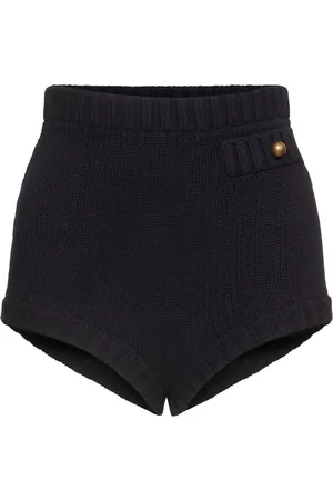 Chloé Short Mini En Maille De Cachemire Et Laine