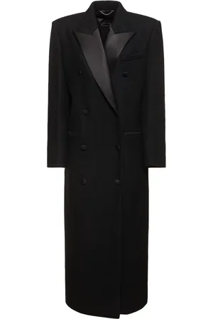 MAGDA BUTRYM Manteau En Gabardine De Laine Double Boutonnage