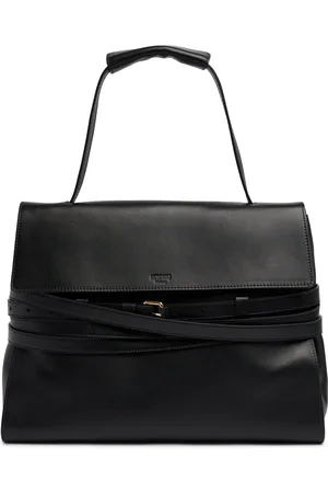 Moschino Sac Porté Épaule En Cuir Avec Ceinture Tie Me