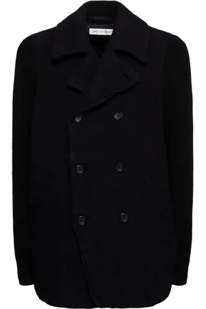 Comme des Garçons Caban En Laine Mélangée À Double Boutonnage