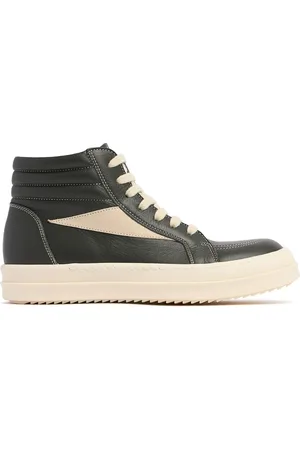 Rick Owens Baskets Montantes À Lacets En Cuir Vintage