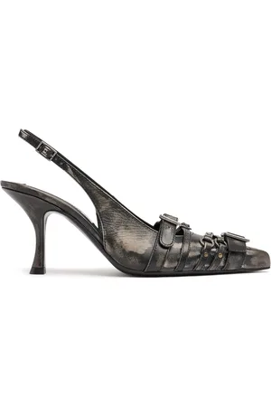 Acne Studios Escarpins À Bride En Cuir Brandan 85 Mm
