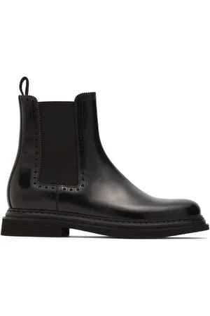 Dolce & Gabbana Bottes Chelsea En Cuir Brossé Day 20 Mm