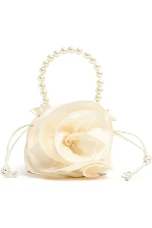 MAGDA BUTRYM Sac À Main En Cuir Et Satin Magda