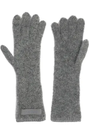 Jacquemus Gants En Alpaga Mélangé Les Gants Gros Grain